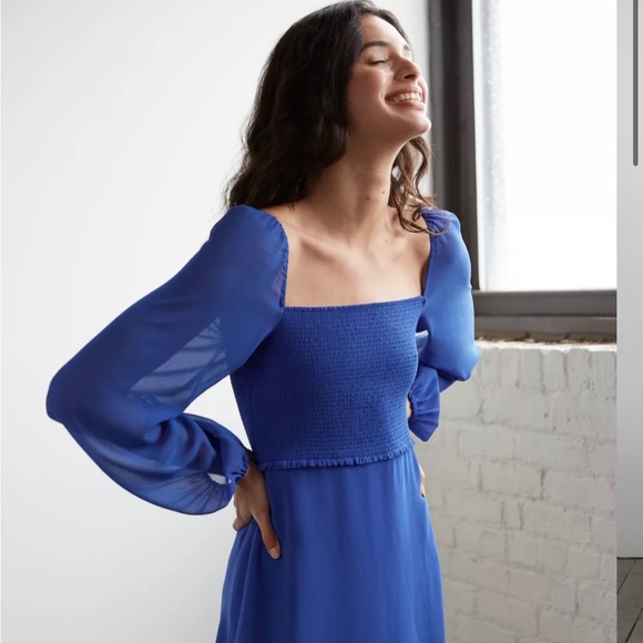 Aritzia Wilfred Villa Dress XL 16 White Light Birch - Picture 9 of 9